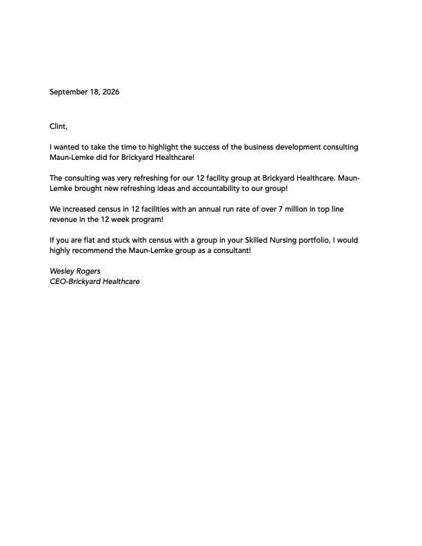 Brickyard Healthcare testimonial image
